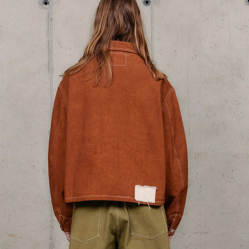 Story MFG - Veste Station - Marron Wonky Wear