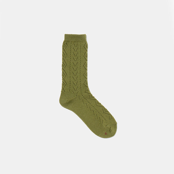 Babaco - Chaussettes Eyelet - Olive