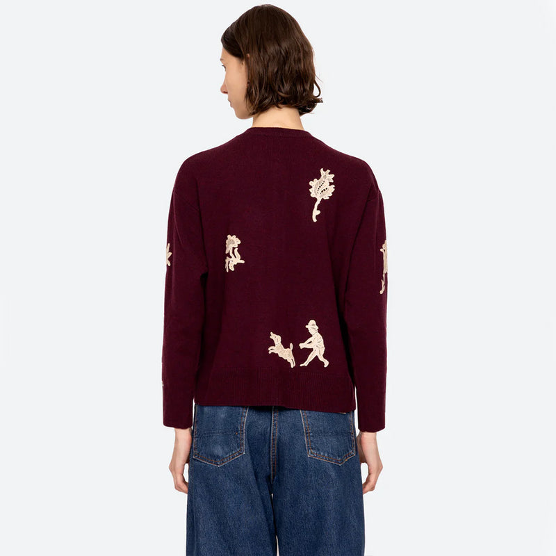 Sea NY - Cardigan Mika - Bordeaux