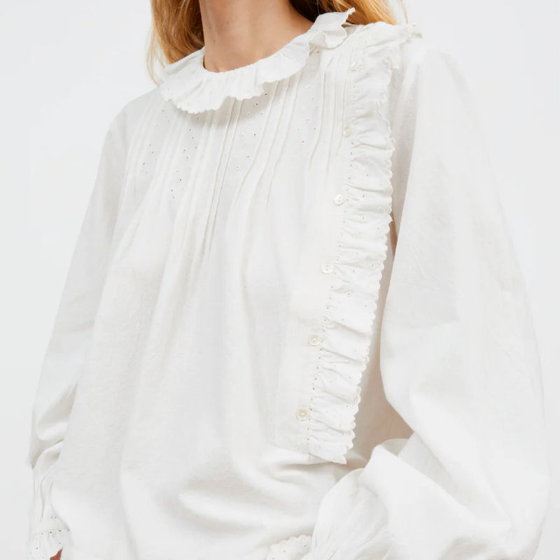 Skall Studio - Blouse Iris - Blanc Optic