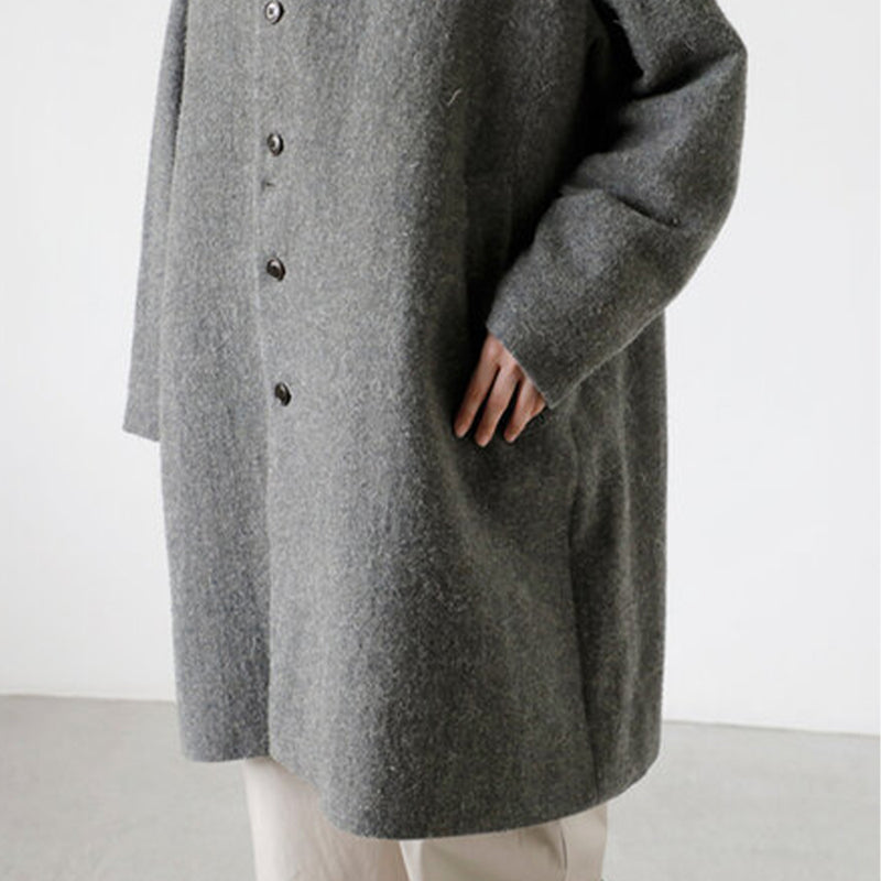 Vlas Blomme - Manteau doux - Gris