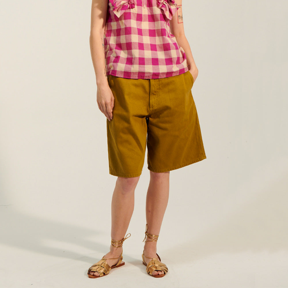 Belle Pièce - Sienna Shorts - Moss Brown – Merci Paris