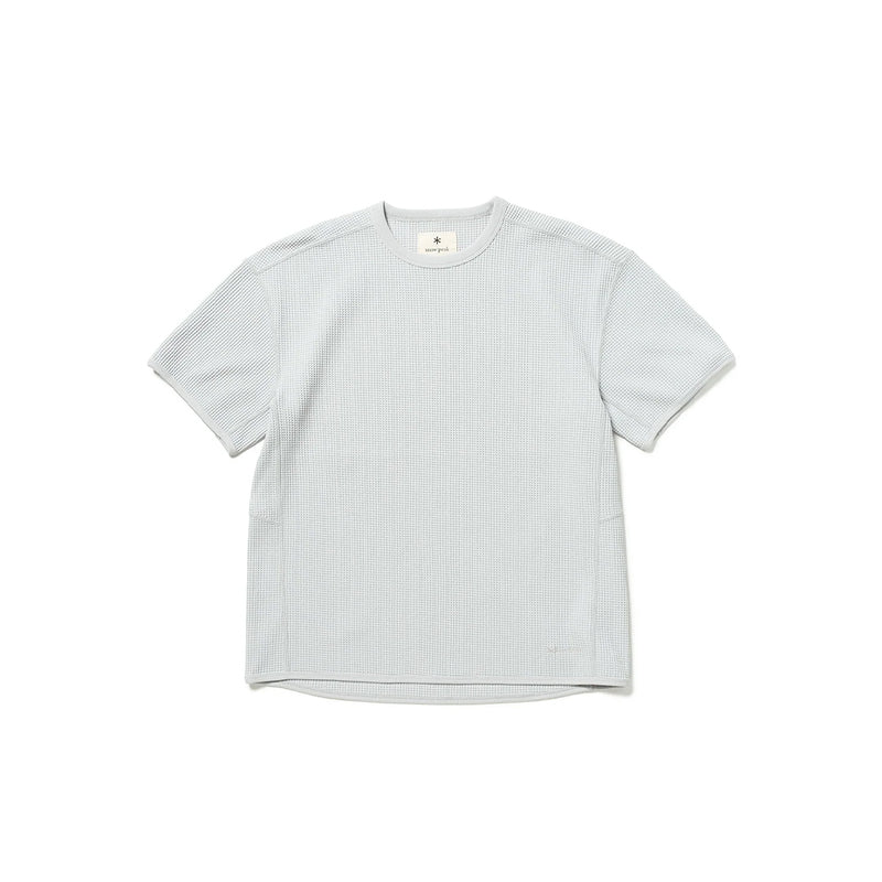Snow Peak - T-Shirt Dry Waffle - Gris clair