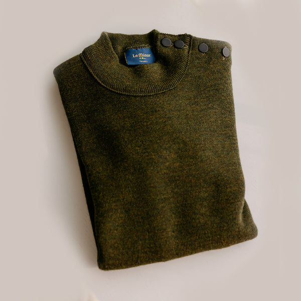 Le Minor - Pull Marin - Olive