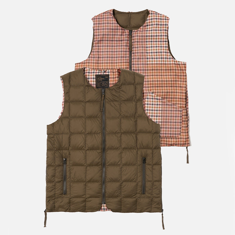 Universal Works - Veste Zip Réversible  - Dark Olive
