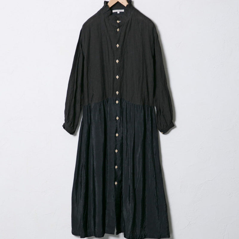 Vlas Blomme - Robe vintage - Noir