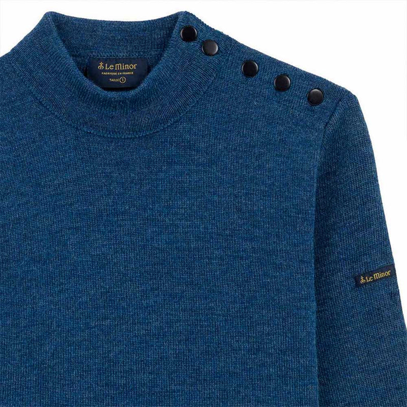 Le Minor - Pull Marin - Bleu Denim