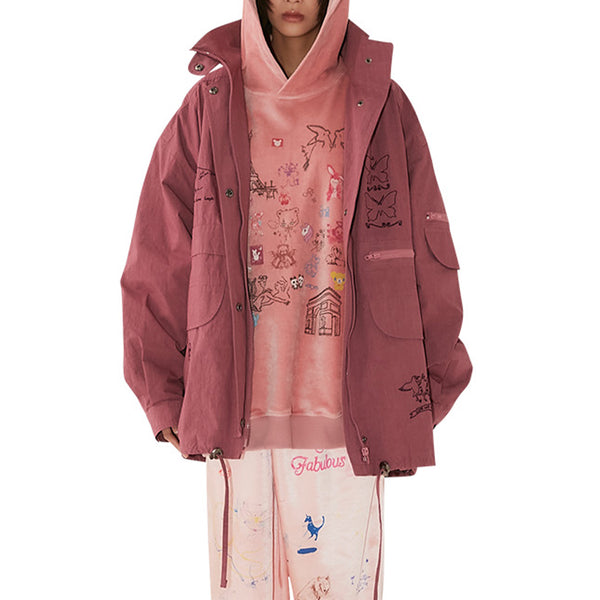 Halfway Native - Veste Wish Tree - Bordeau