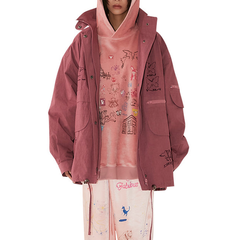 Halfway Native - Veste Wish Tree - Bordeau