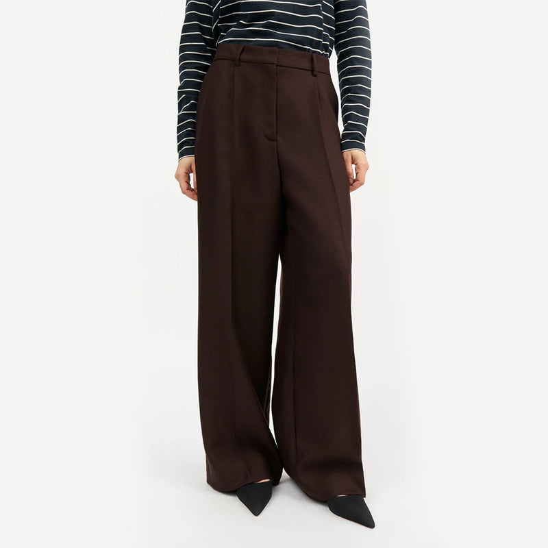 Skall Studio - Pantalon Emmerson - Marron Foncé