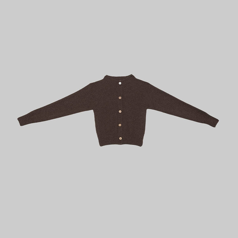 Baserange - Cardigan Tier - Burel Brown