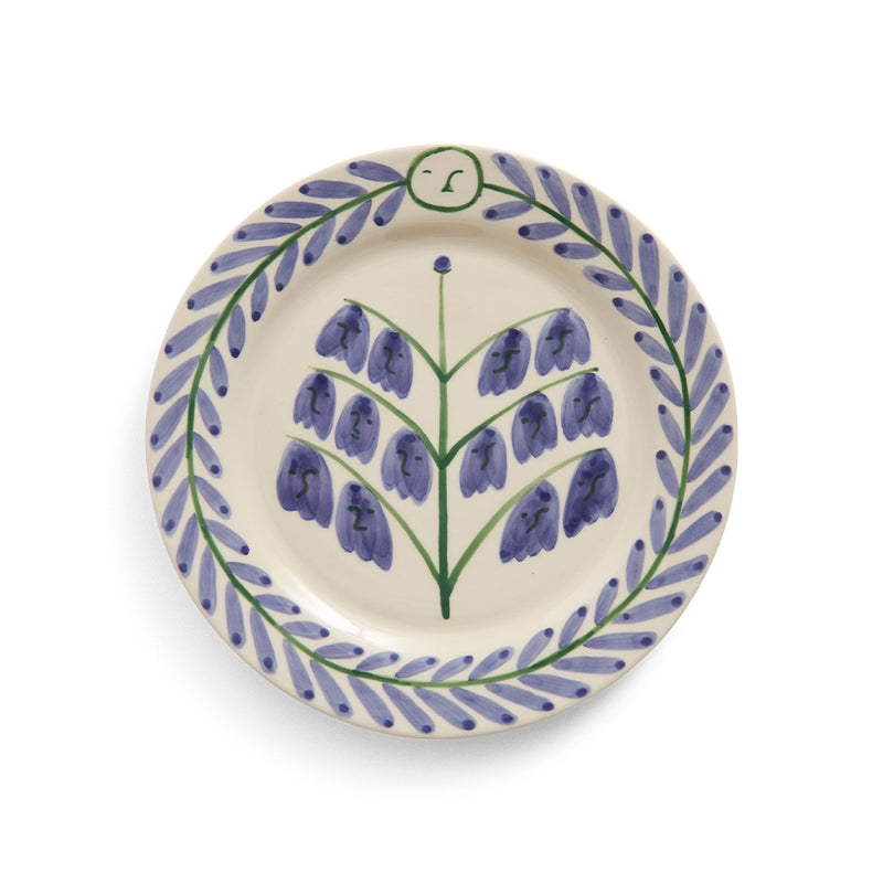 Assiette plate - Bluebells - Hay