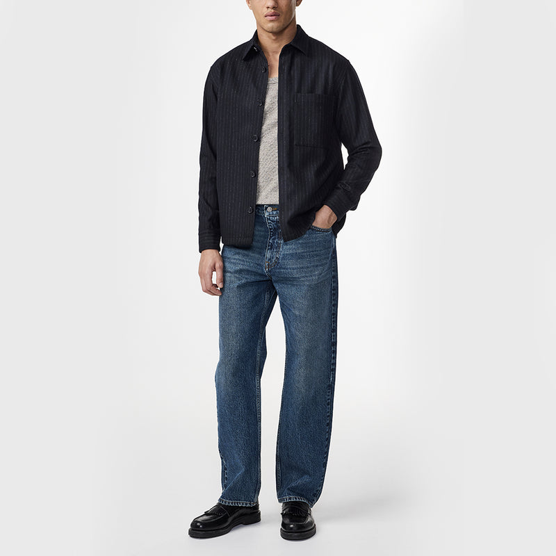 NN07 - Veste Freddy - Marine Rayures
