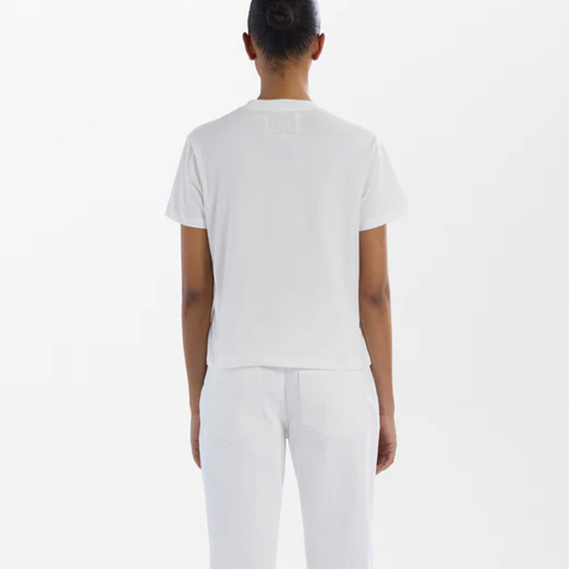 Studio Nicholson - T-Shirt Marine - Blanc