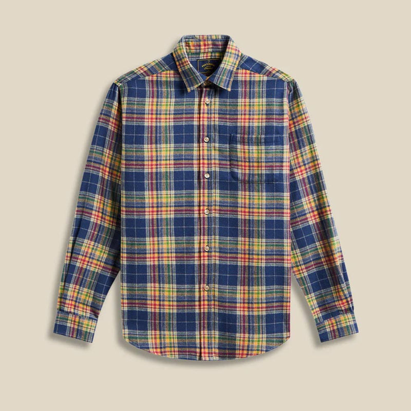 Portuguese Flannel - Chemise Olissipo - Bleu