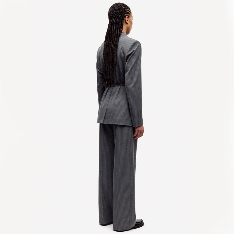 Samsoe Samsoe - Veste Ceinture Salot - Dark Gull Gray