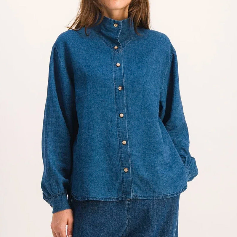 Sixsoeurs - Chemise Nouka - Bleu Indigo
