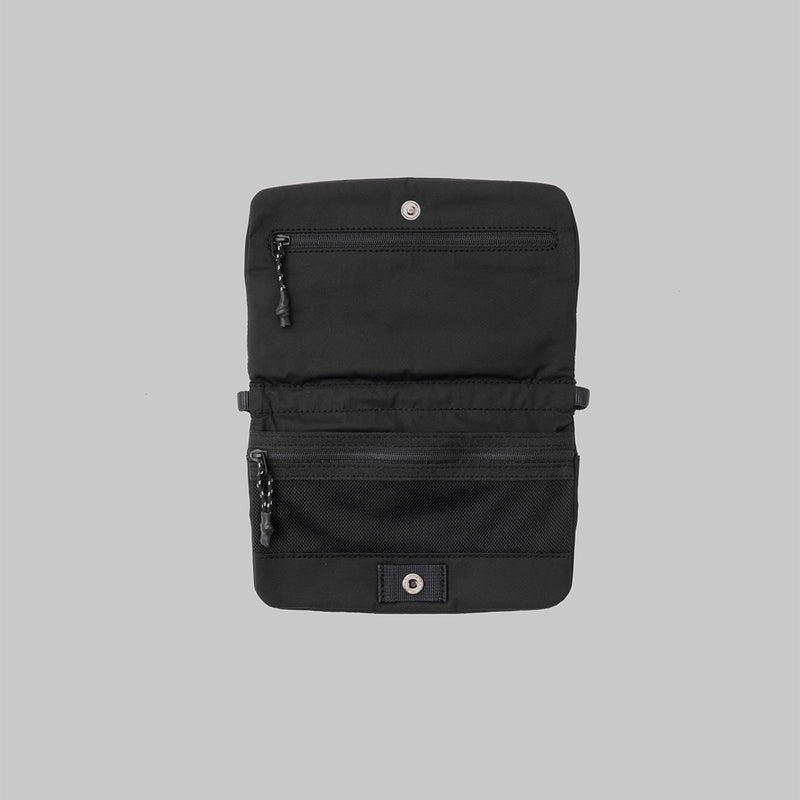 Topologie - Sacoche de Téléphone 90 - Noir Tech Sateen