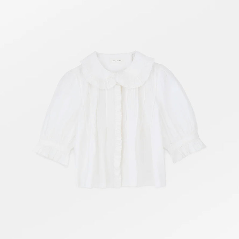 Skall Studio - Blouse Viola - Blanc Optic