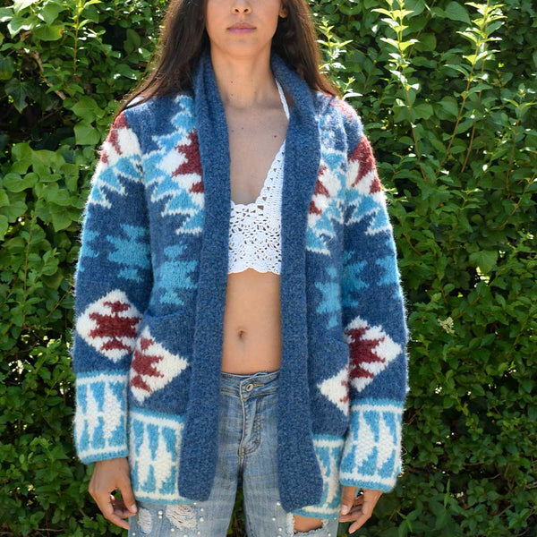 Frantic - Cardigan Nevada - Bleu