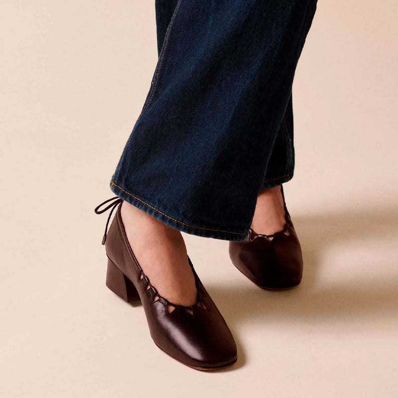 Socque - Ballerines Moune - Chocolat