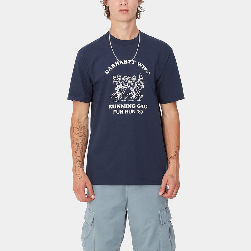 Carhartt WIP - T-Shirt Fun Run - Bleu