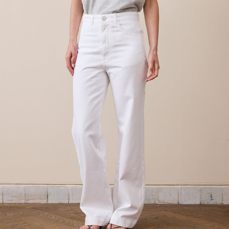 Rohe - Jeans Relaxed Fit - White Denim