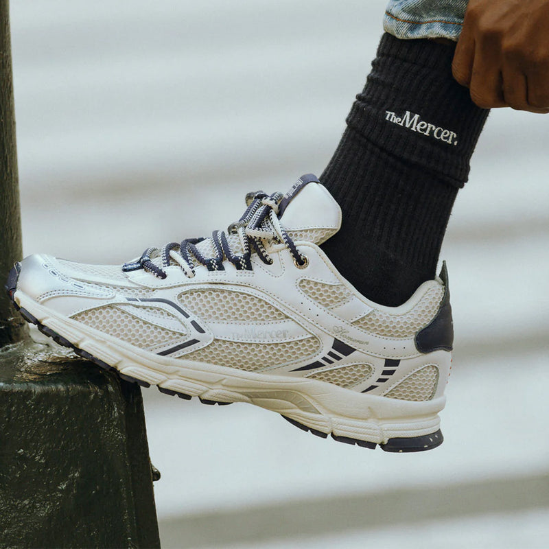 Mercer - Baskets The Re Run Baseball - Blanc & Bleu