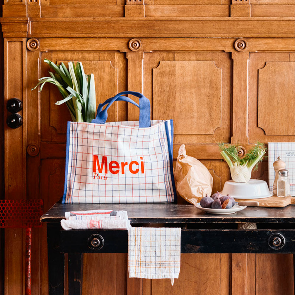 大人気【MERCI】Grand コットントートバッグ 16色/全31色 MERCI Merci メルシートートバッグ Cotton Tote Bag Grand ロゴ