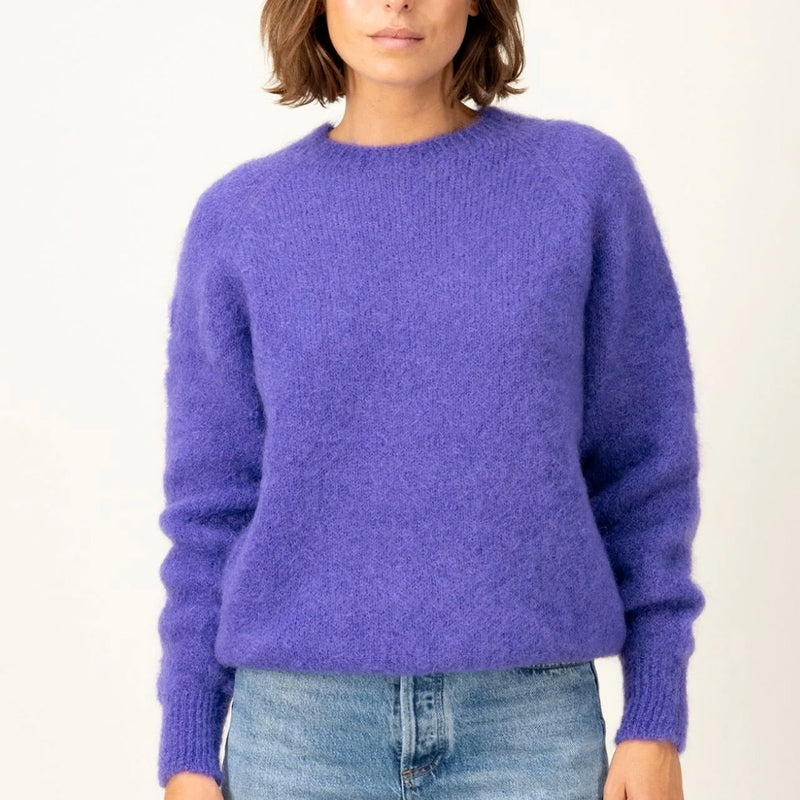 Tricots Jean Marc - Pull Anouch Col Rond - Violet