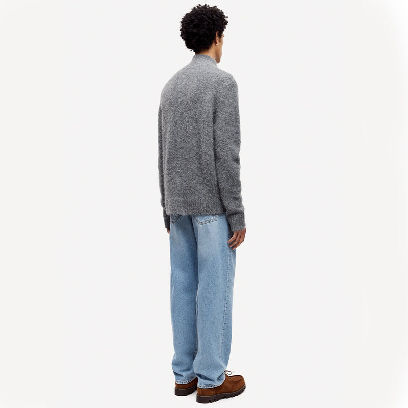 Samsoe Samsoe - Cardigan Zip Sajean - Iron Gate