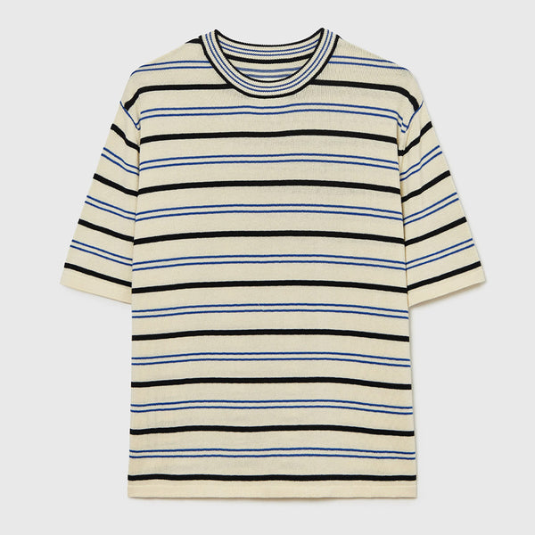 Cordera - T-shirt Striped - Noir