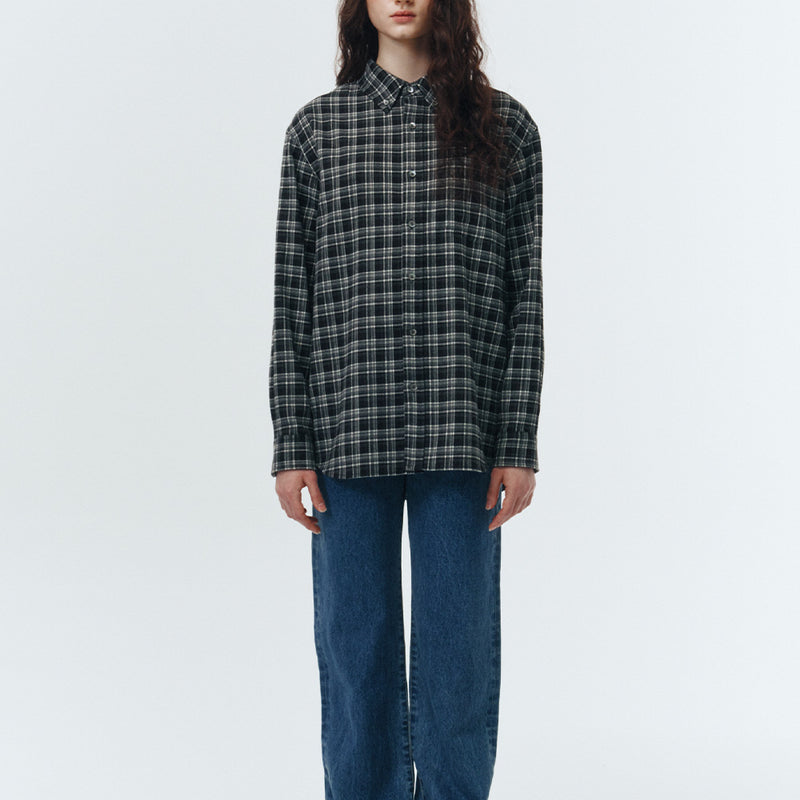 Dunst - Chemise Check Flannel - Noir