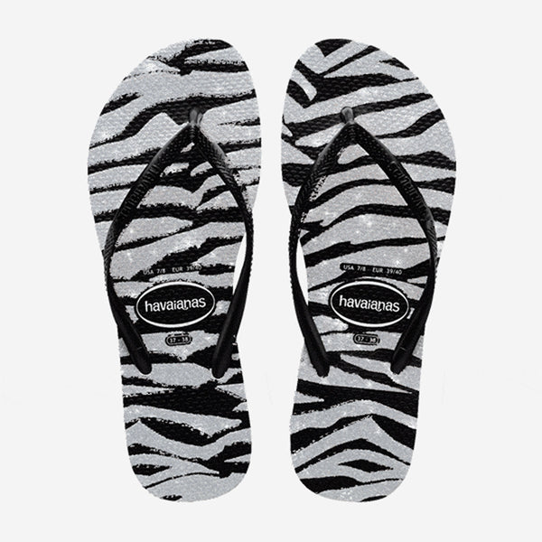 Havaianas - Slim Animals Glitter - Noir