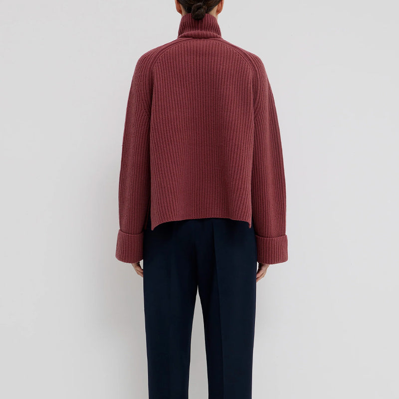 Christian Wijnants - Pull Côtelé Manches Marteau - Merlot