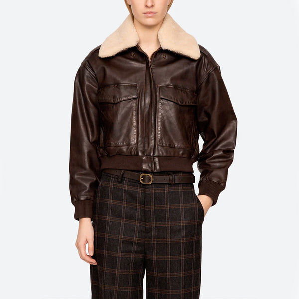 Sea NY - Bomber Aviateur Lenoir - Chocolat