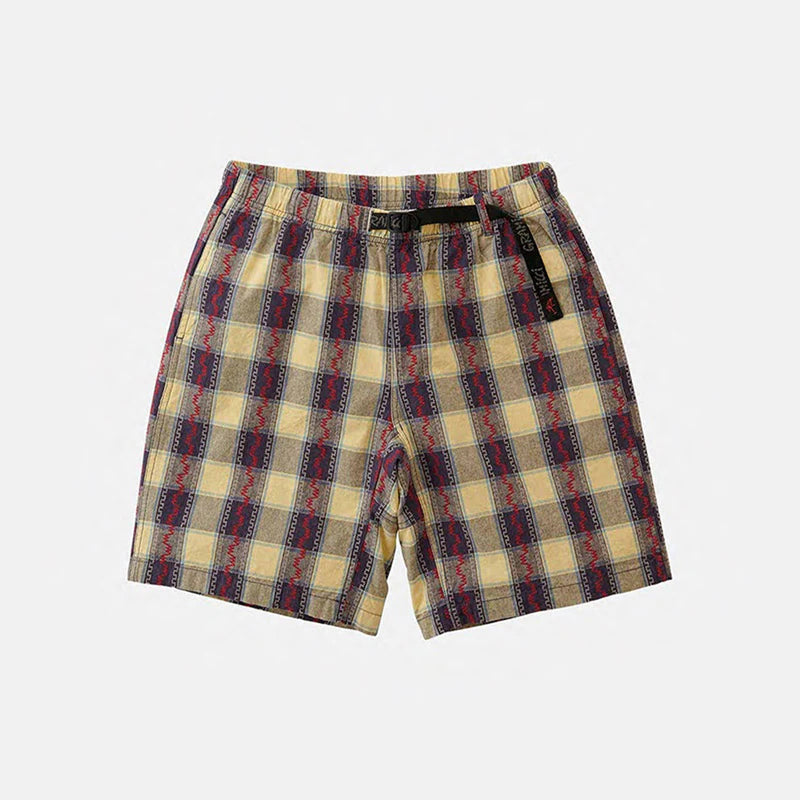 Gramicci - Short Tribal Check - Marron