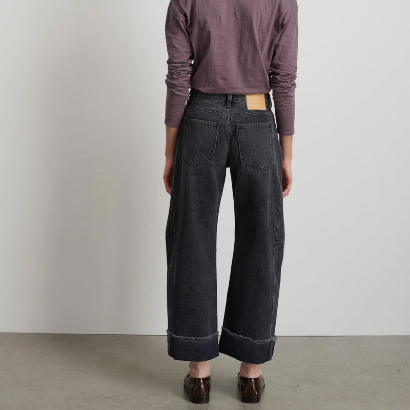 B Sides - Jeans Relaxed Lasso Cuffed - Noir