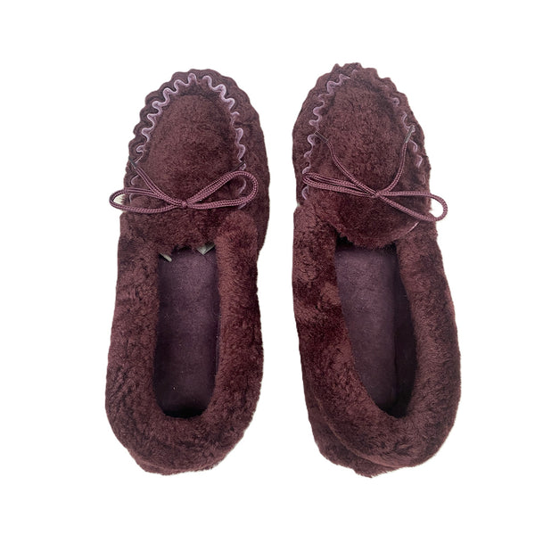 Milona - Chaussons Mocassins - Bordeaux