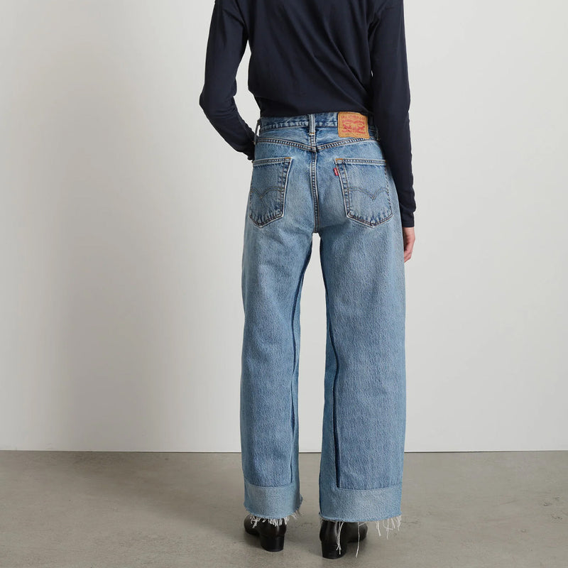 B Sides - Jeans Reworked Culotte - Vintage Indigo