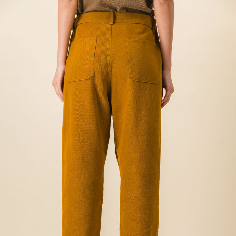 SIXSŒURS - Pantalon Jodie - Ocre