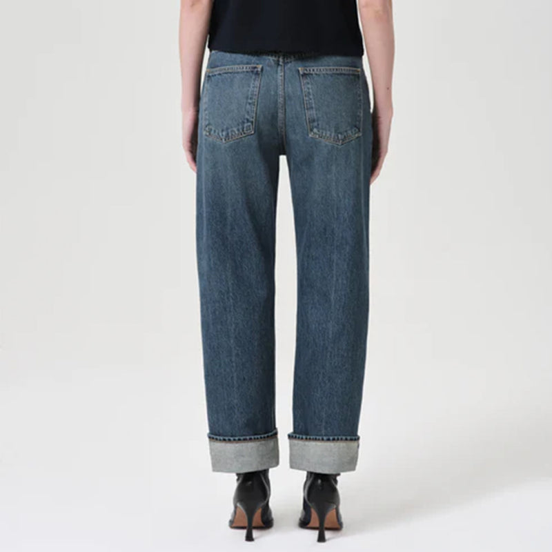 Agolde - Jeans Straight Fran - Bleu