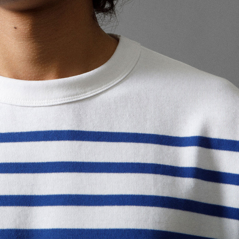 Arpenteur - T-shirt Marine - Blanc/Bleu