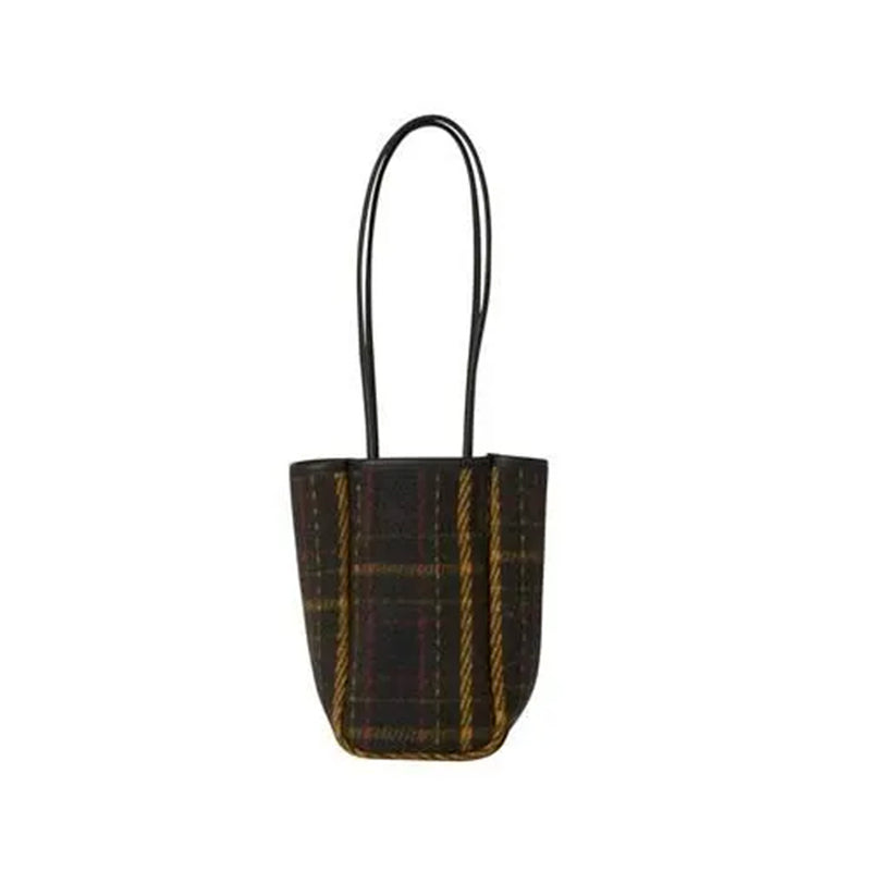 Amiacalva - Sac Cabas en Coton huilé - Tissu écossais