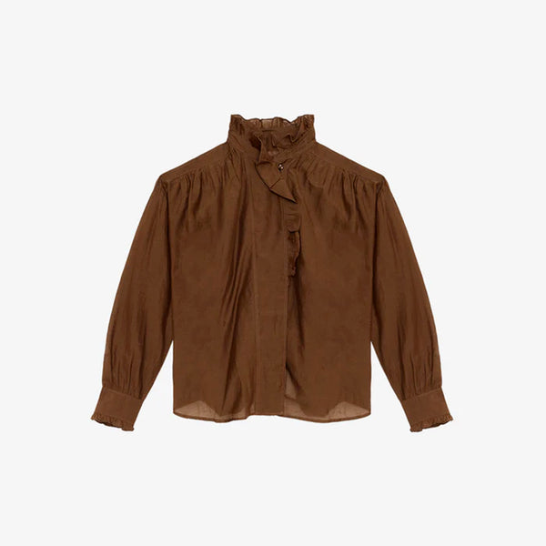Isabel Marant - Blouse Pamias - Kaki Foncé