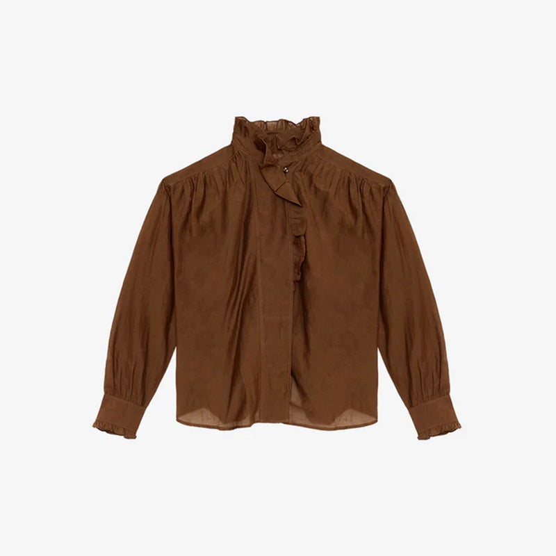 Isabel Marant - Blouse Pamias - Kaki Foncé