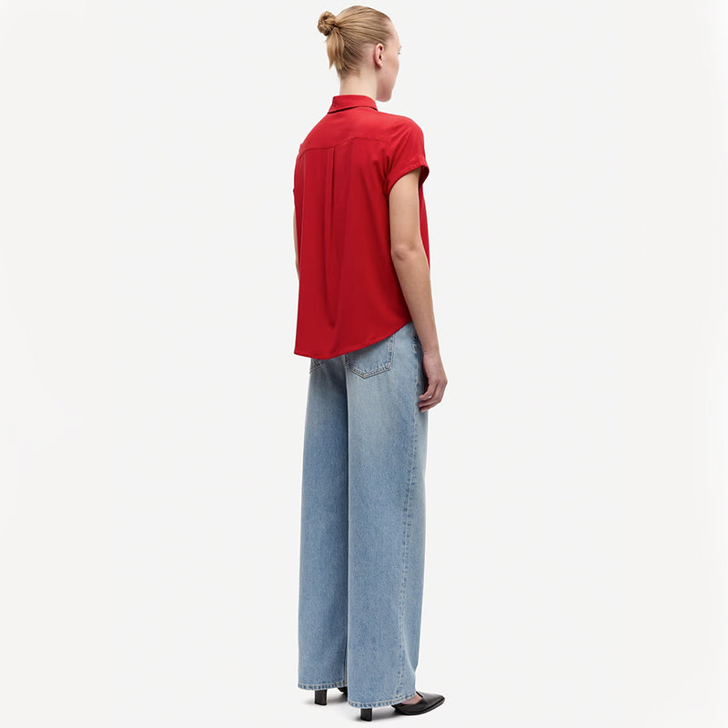 Samsoe Samsoe - Chemise Majan  - Haute Red