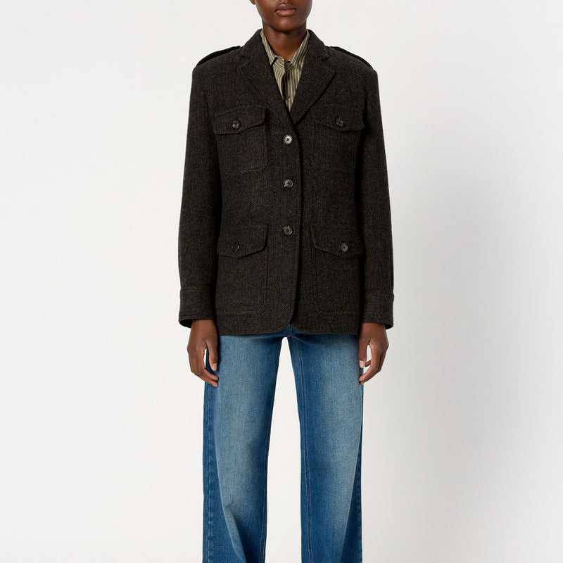 Gerard Darel - Veste Nadira - Anthracite