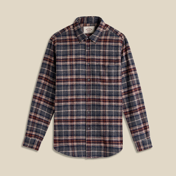 Portuguese Flannel - Chemise Augusta - Bleu