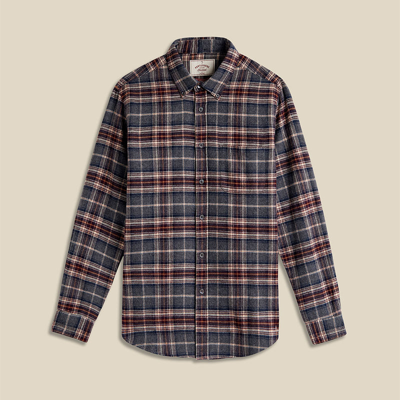 Portuguese Flannel - Chemise Augusta - Bleu